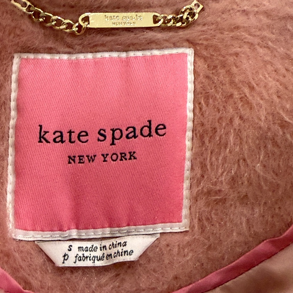 Kate Spade Mauve Teddy Jacket - Picture 7 of 13